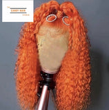 Orange Curly Wig