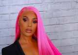 Pink Straight Wig